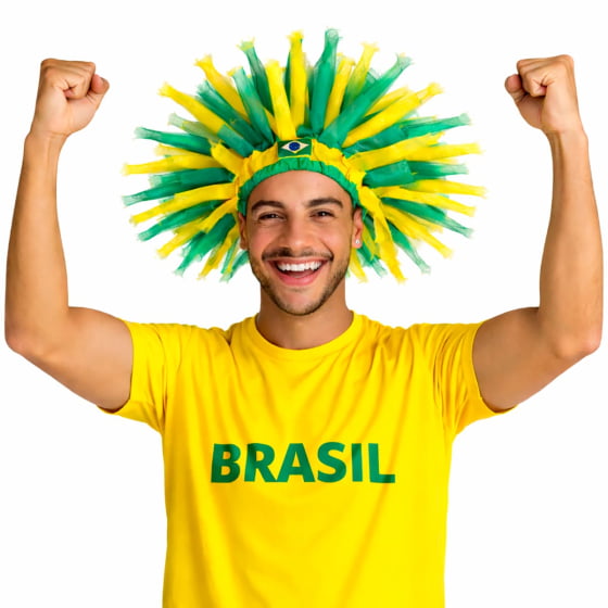 Peruca Maluca Canudinhos de Tule Brasil