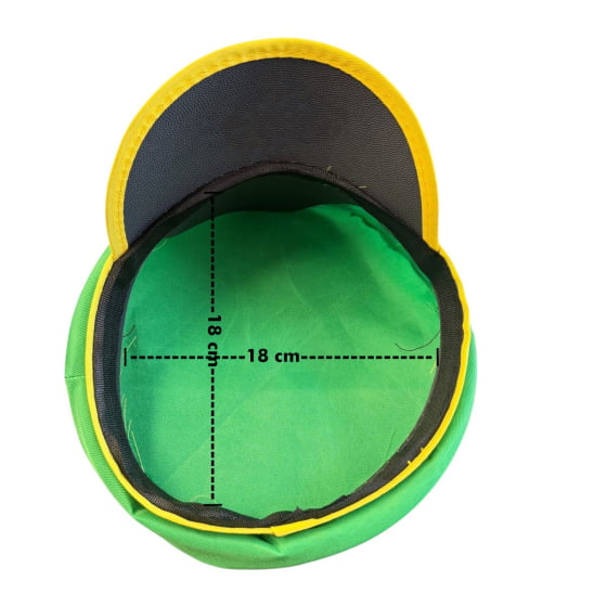 Quepe Especial Brasil Verde e Amarelo