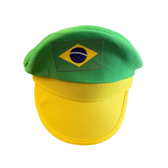 Quepe Especial Brasil Verde e Amarelo