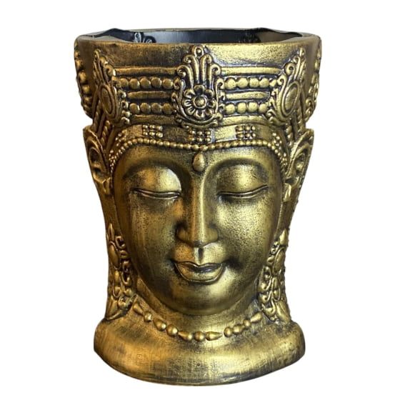 Cachepot Decorativo de Plástico Grande Buda