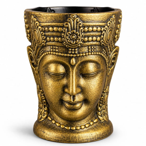Cachepot Decorativo de Plástico Grande Buda Cachepot Decorativo de Plástico Grande Buda