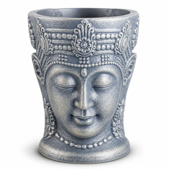 Cachepot Decorativo de Plástico Grande Buda