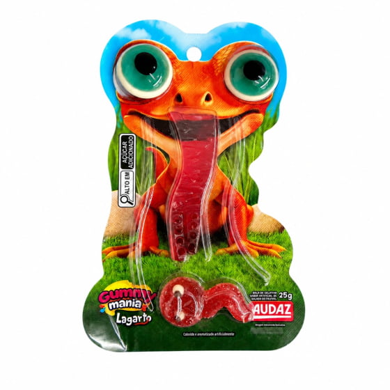 Gummy Mania Lagarto 25 gramas - Unidade Gummy Mania Lagarto 25 gramas - Unidade