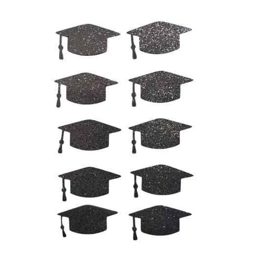 Mini Aplique Capelo EVA Glitter - 10 unidades
