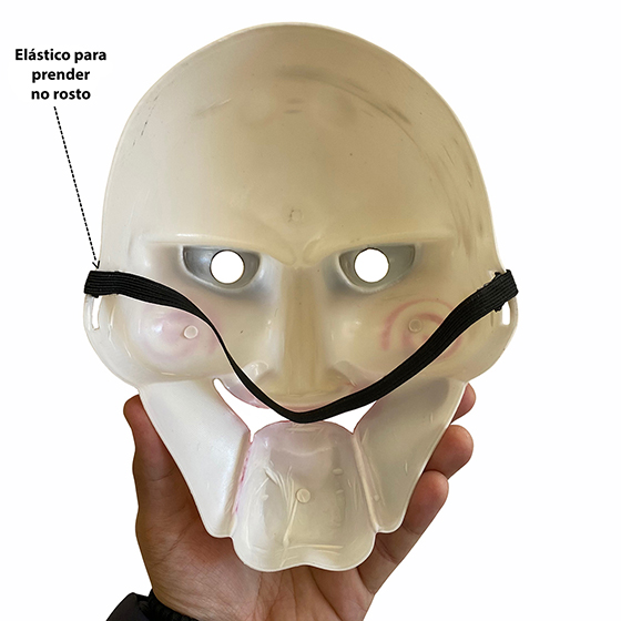 Máscara Jogos Mortais Plástico Rígido
