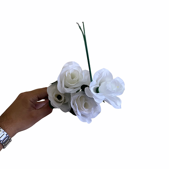 Flor Artificial Branca Unidade