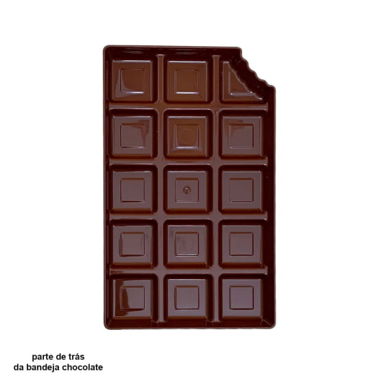 Bandeja Decorativa Barra de Chocolate