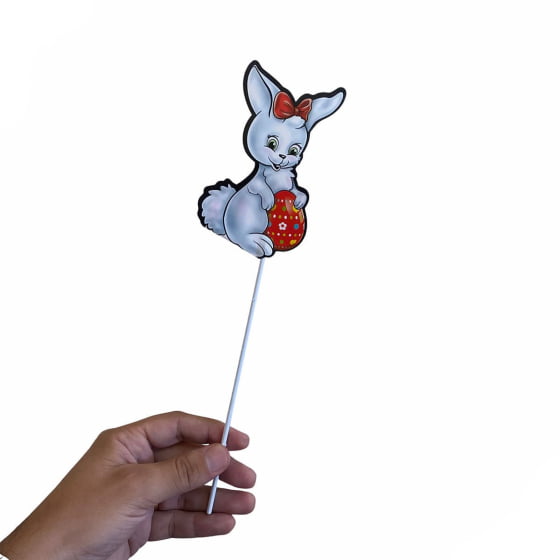 Palito Decorativo Páscoa - 10 unidades