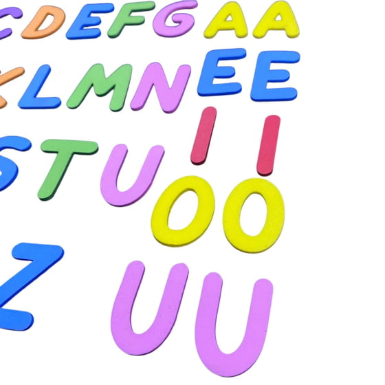 Alfabeto Mini Letras EVA c/36 Letrinhas