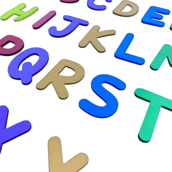 Alfabeto Mini Letras EVA c/36 Letrinhas