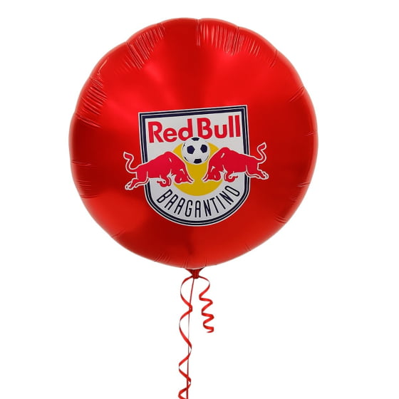 Balão Metalizado Redondo Red Bull Bragantino