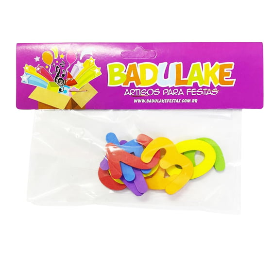 Mini Números em EVA 4 cm - 10 unidades